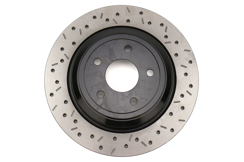 DBA XS 4000 Series Drilled and Slotted Rear Rotor - 2016-2018 Ford Focus RS