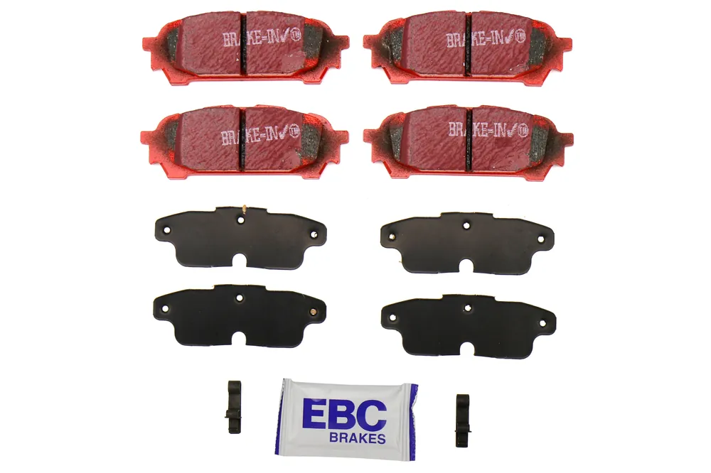 EBC Brakes Redstuff Ceramic Rear Brake Pads - 2003-2005 Subaru WRX (7mm Pad Tab)