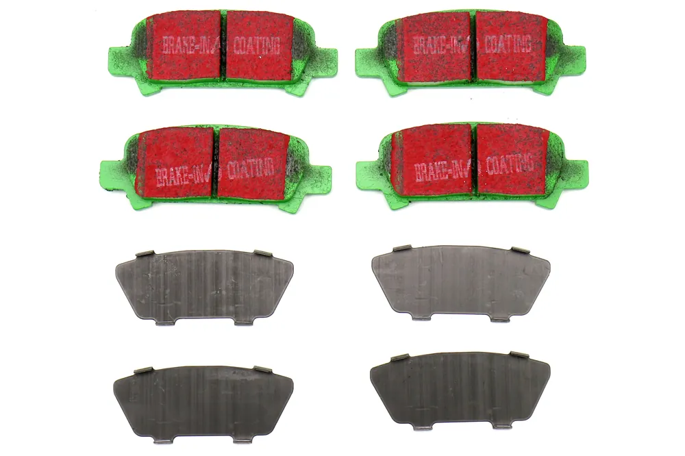 EBC Brakes Greenstuff Rear Brake Pads - 2002-2003 Subaru WRX (13.5mm Pad Tab)