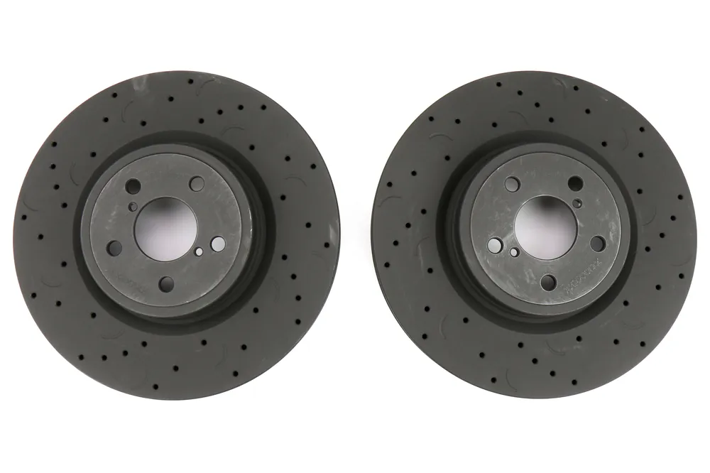 Hawk Talon Cross Drilled and Slotted Front Rotor Pair - 2014-2015 Subaru Forester / 2005-2014 Legacy / 2010-2014 Outback
