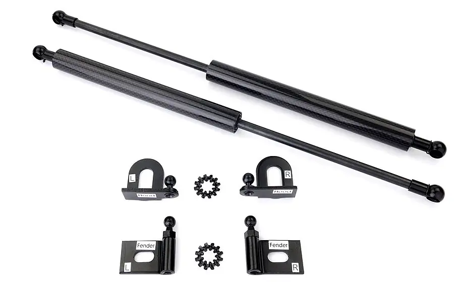 GReddy Carbon Fiber Hood Dampers - 2008-2015 Mitsubishi Evo X