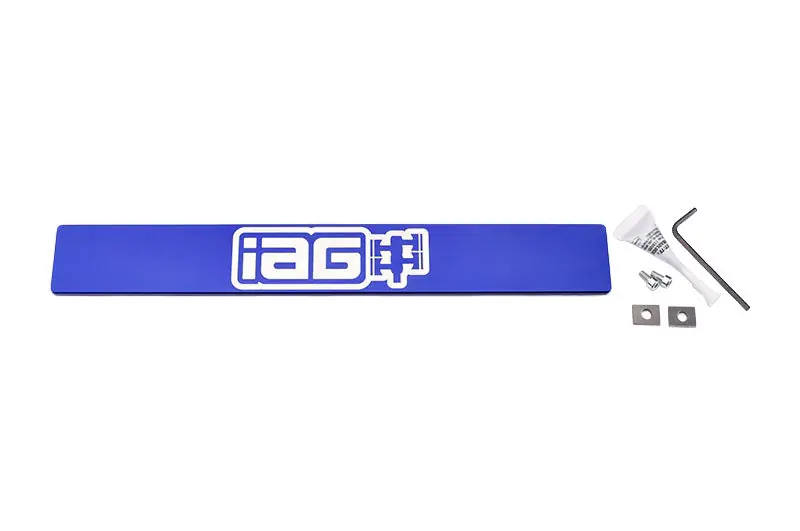 IAG Tag Delete Stealth Mount Blue - Subaru Models (inc. 2008-2014 WRX / STI)