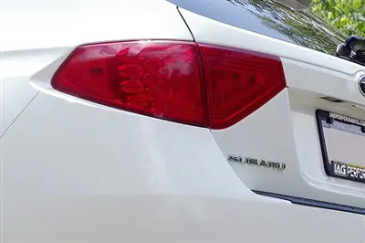 IAG RockBlocker Red Smoke Tail Light Overlay Film Kit - 2008-2014 Subaru WRX / STI (Hatch)