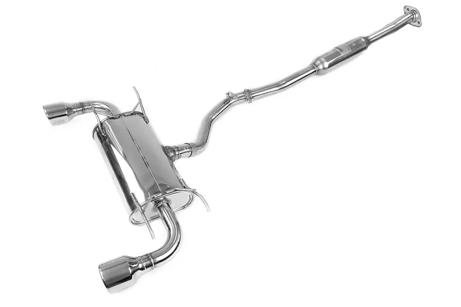 Invidia Q300 Dual Exit Cat Back Exhaust - Stainless Steel Tips - 2013-2024 Scion FR-S / Subaru BRZ / Toyota 86