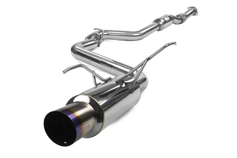 Invidia N1 Single Exit Cat-back Exhaust - Titanium Burnt Tip - 2022-2024 Subaru WRX