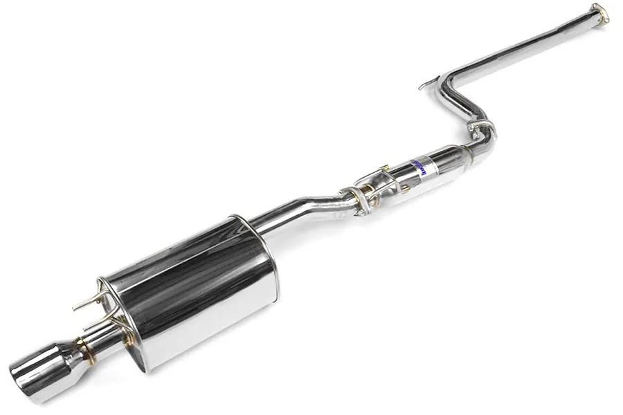 Invidia Q300 Single Exit Cat Back Exhaust - Stainless Steel Tip - 2006-2011 Honda Civic Si Coupe