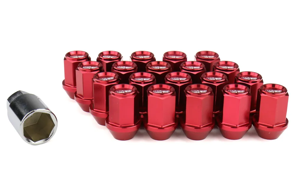 Project Kics Leggdura Racing Lug Nuts Red M12X1.50 - Universal