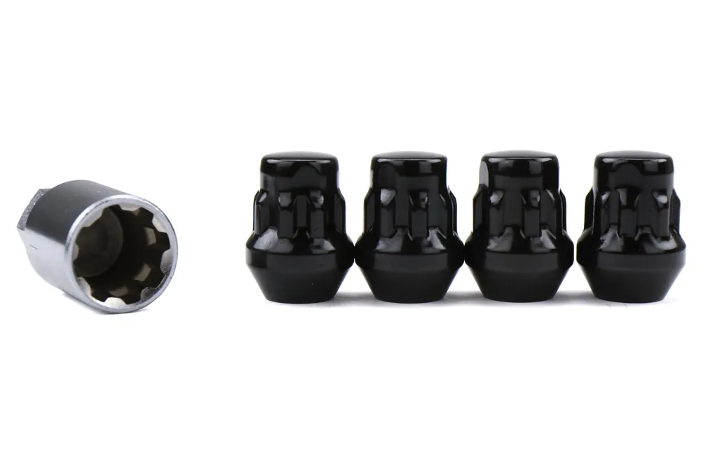 Project Kics Bull Locks 12x1.50 Closed Black - Universal