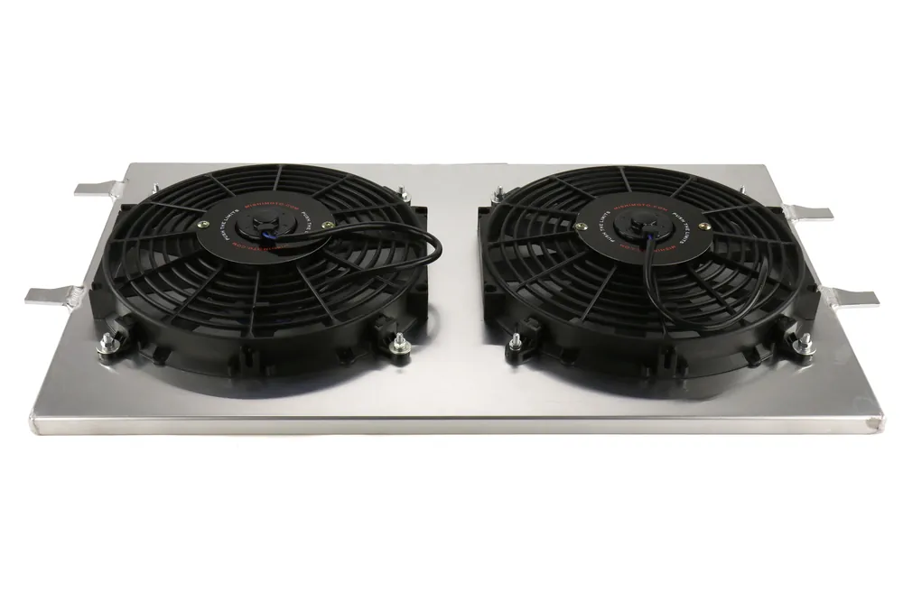 Mishimoto Aluminum Fan Shroud Kit - 2008-2015 Mitsubishi Evo X