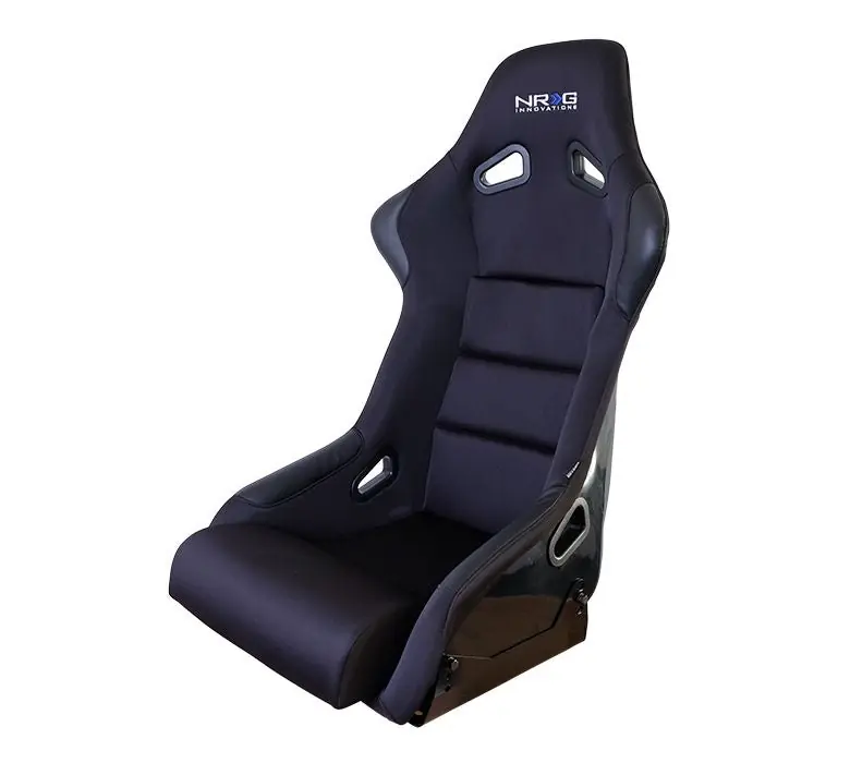 NRG Innovations FRP Large Cloth Bucket Seat Black - Universal