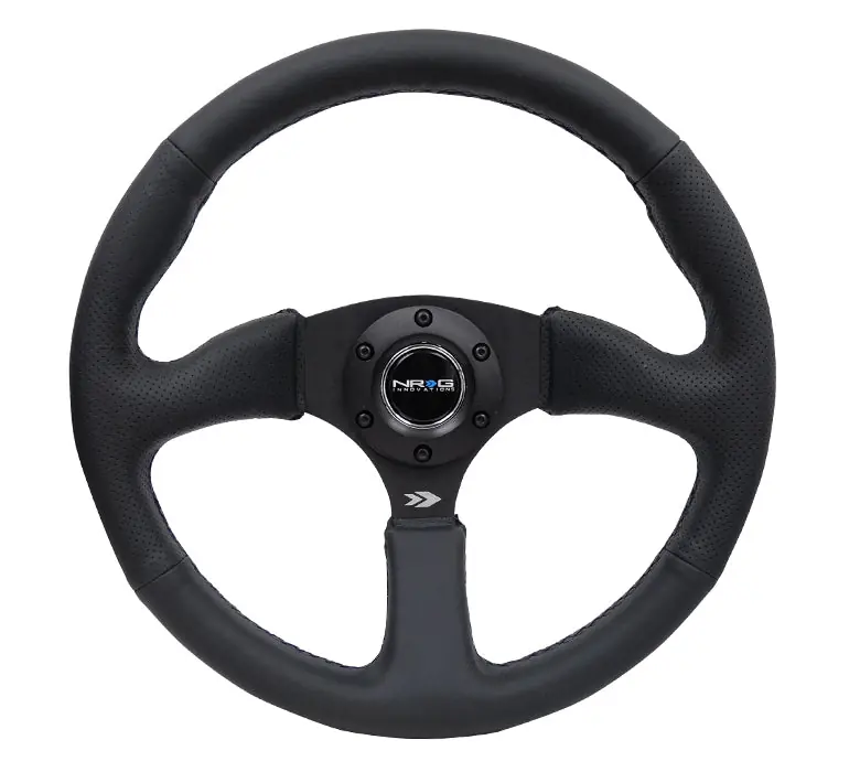 NRG Reinforced Steering Wheel 350mm Comfort Black - Universal