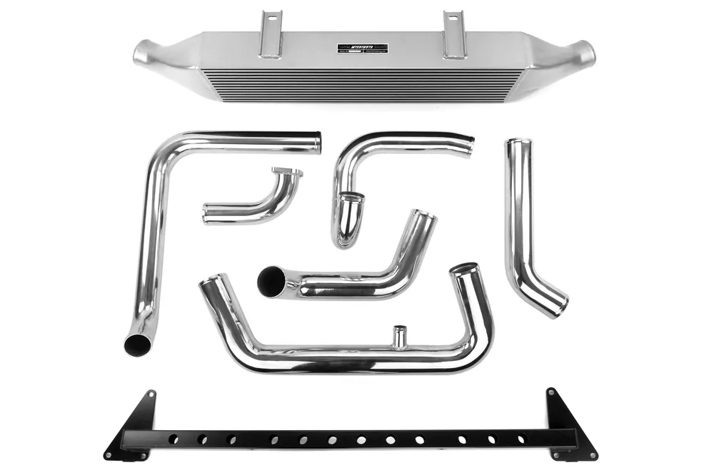 Mishimoto Front Mount Intercooler Silver - 2008-2014 Subaru WRX