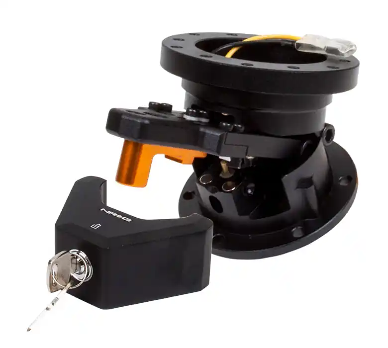 NRG Steering Wheel Quick Tilt System w/ Lock Black - Universal
