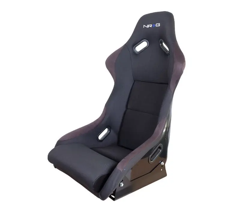 NRG Innovations FRP Large Clotch Bucket Seat Black - Universal