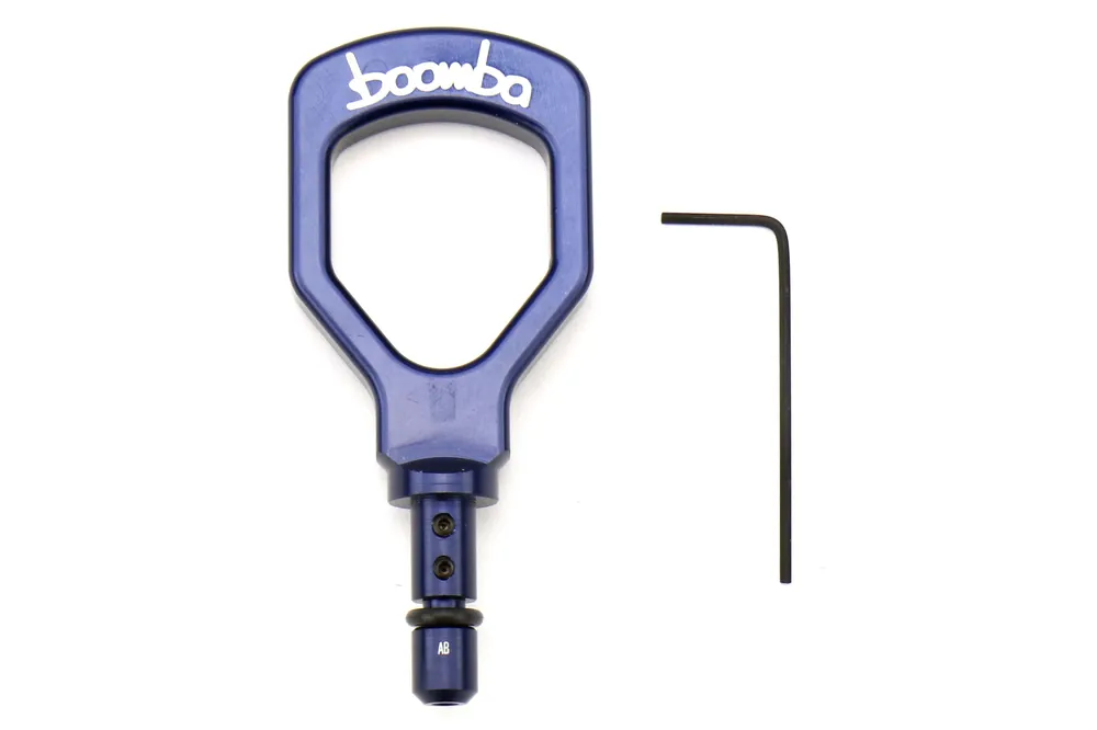 Boomba Racing Aluminum Dipstick Handle - Blue - 2014-2019 Ford Fiesta ST