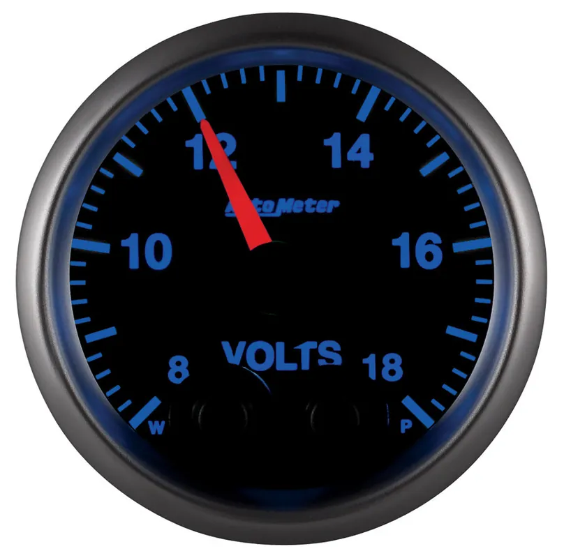Autometer Elite Voltmeter Gauge 7 Color 52mm - Universal