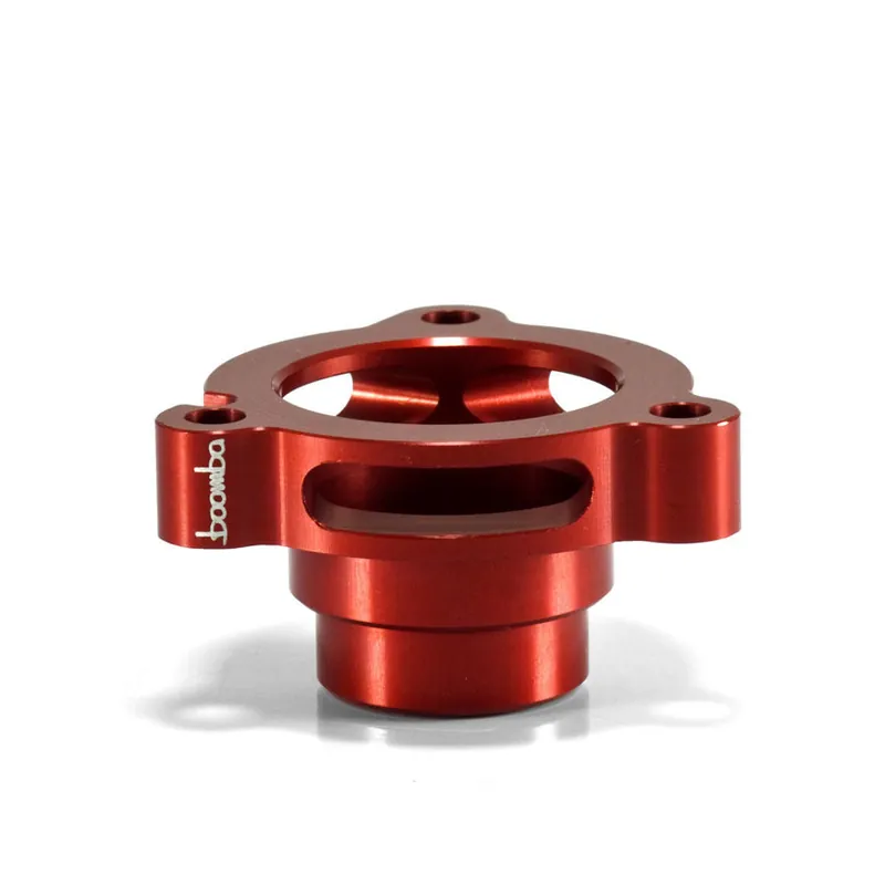 Boomba Racing Blow Off Valve Adapter - Red - 2016-2019 Volkswagen Golf / 2015-2019 GTI