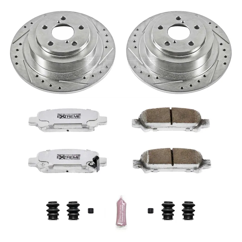 Power Stop Z26 Street Brake Kit (Rear) - 2003-2006 Subaru Baja / 2000-2004 Legacy / Outback