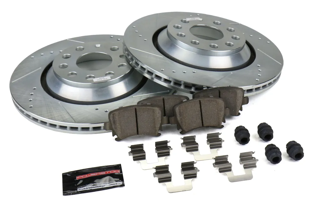 Power Stop Z26 Street Brake Kit (Rear) - 2016-2019 Volkswagen Golf / 2015-2019 GTI