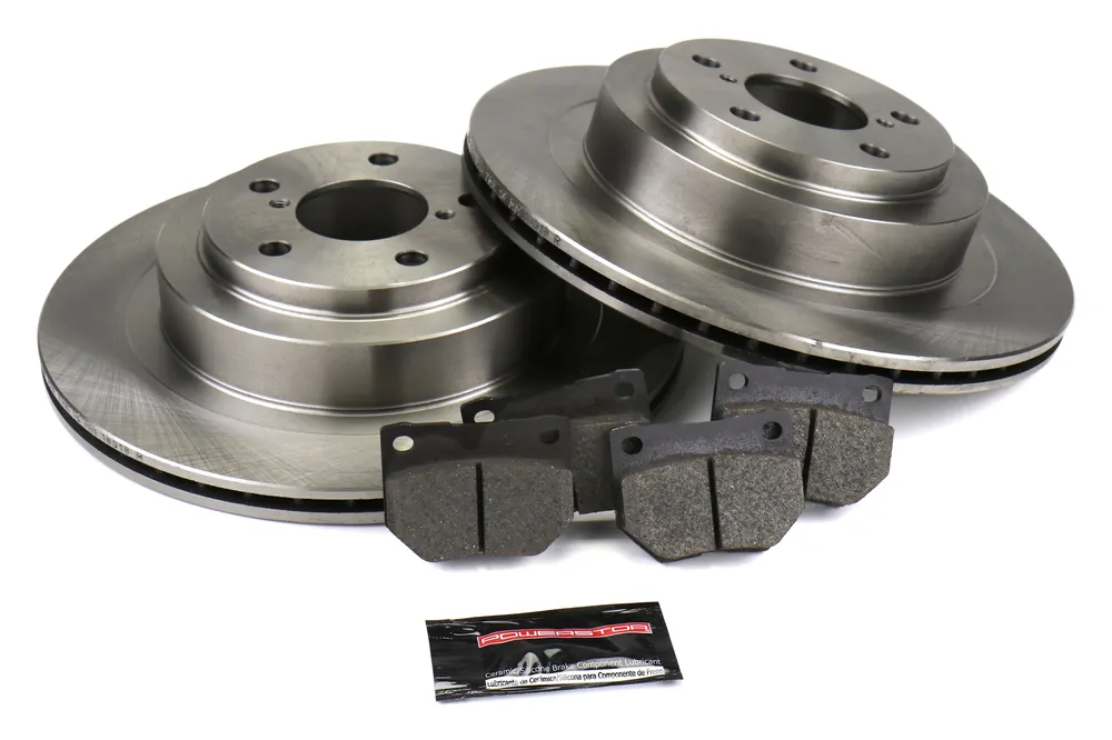 Power Stop Track Day Brake Kit (Rear) - 2006-2007 Subaru WRX