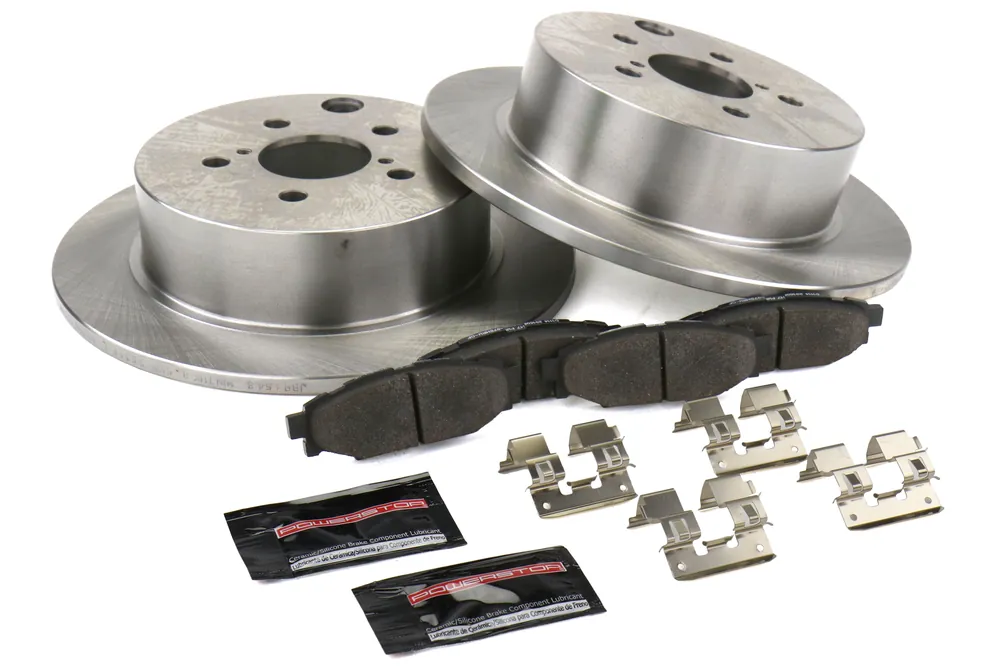 Power Stop Track Day Brake Kit (Rear) - 2016-2021 Subaru Crosstrek / 2014-2018 Forester / 2012-2020 Impreza