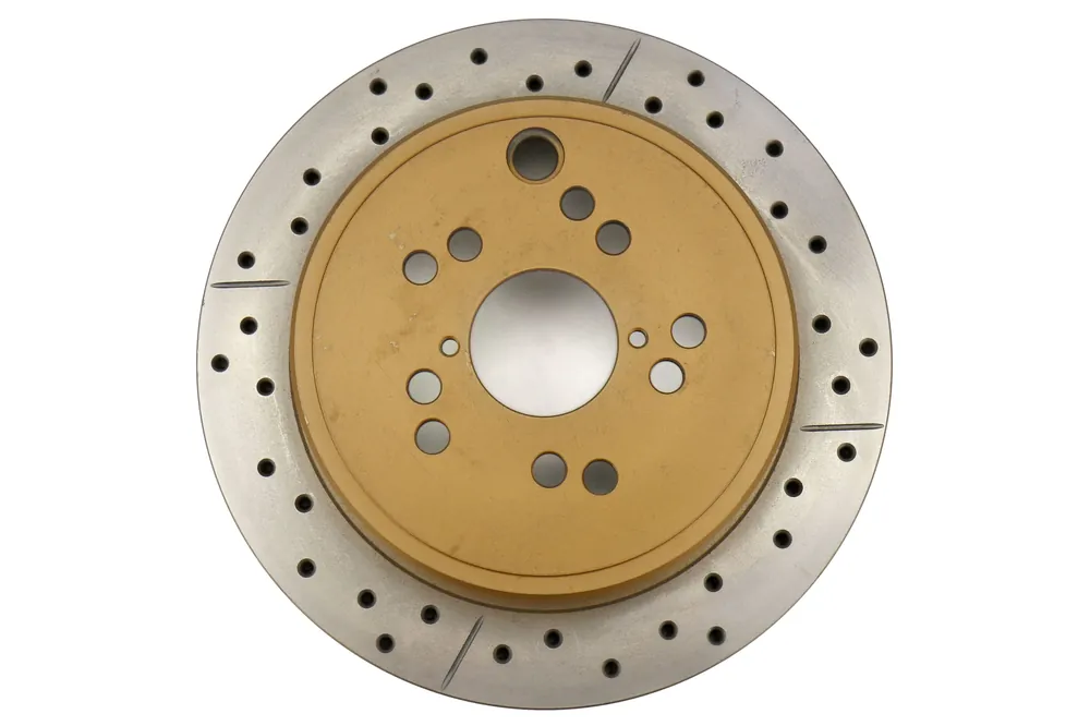 DBA Street Series Cross Drilled and Slotted Rear Rotors - 2013-2021 Scion FR-S / Subaru BRZ / Toyota 86