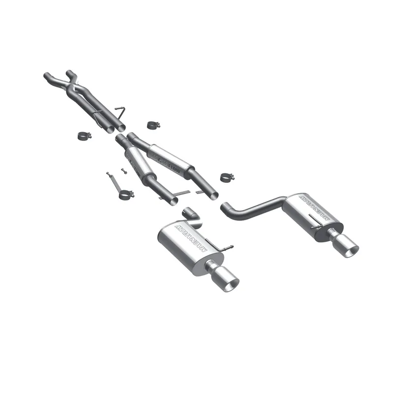 MagnaFlow Touring Series Cat Back Exhaust System - 2004-2006 Audi S4