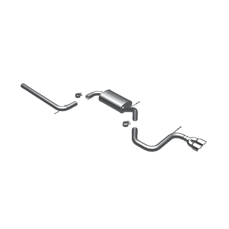 MagnaFlow Touring Series Cat Back Exhaust System - 2010-2014 Volkswagen Golf 2.5L (Mk6) / 2006-2009 Rabbit