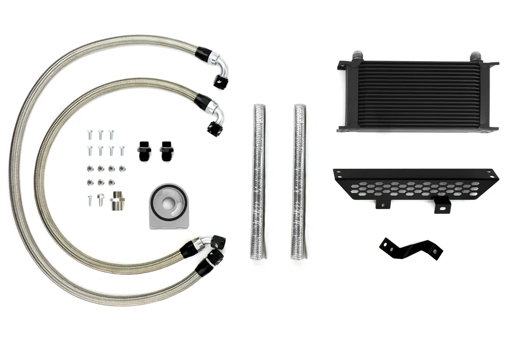 Mishimoto Oil Cooler Kit Black Non-thermostatic - 2013-2018 Ford Focus ST
