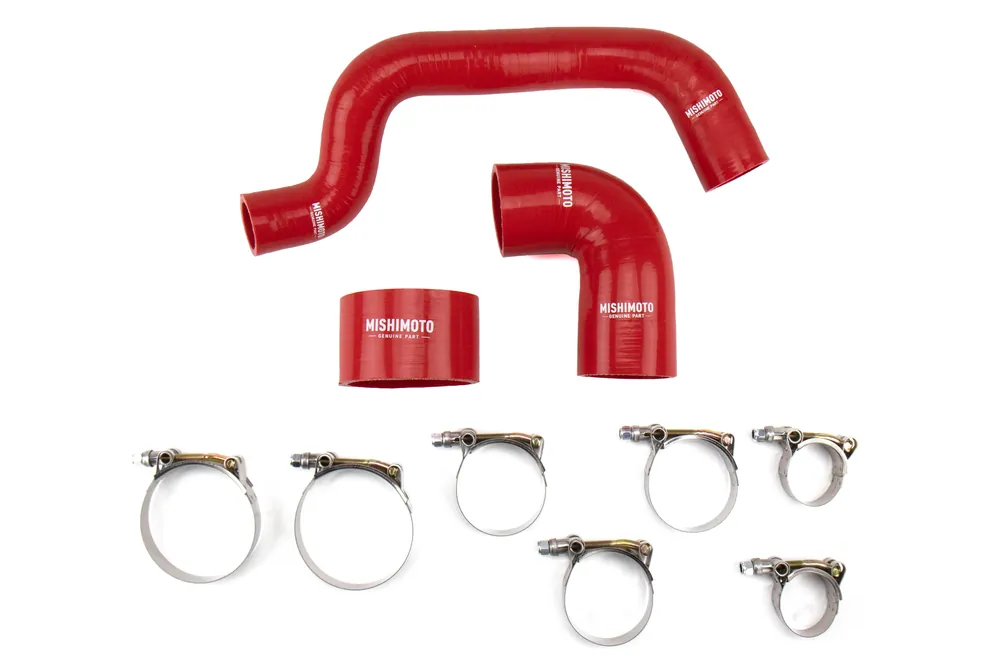 Mishimoto Intercooler Hose Kit Red - 2004-2007 Subaru STI