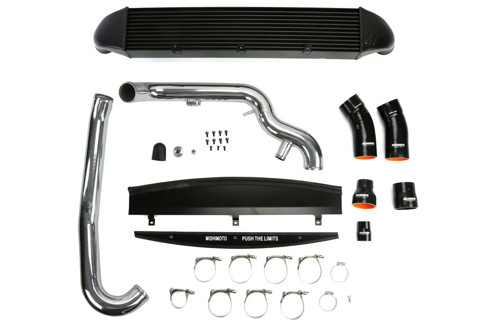Mishimoto Performance Intercooler Kit Silver Piping/Black Core - 2014-2019 Ford Fiesta ST