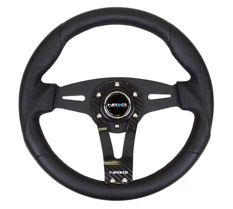 NRG Reinforced Steering Wheel 320mm Carbon Fiber - Universal