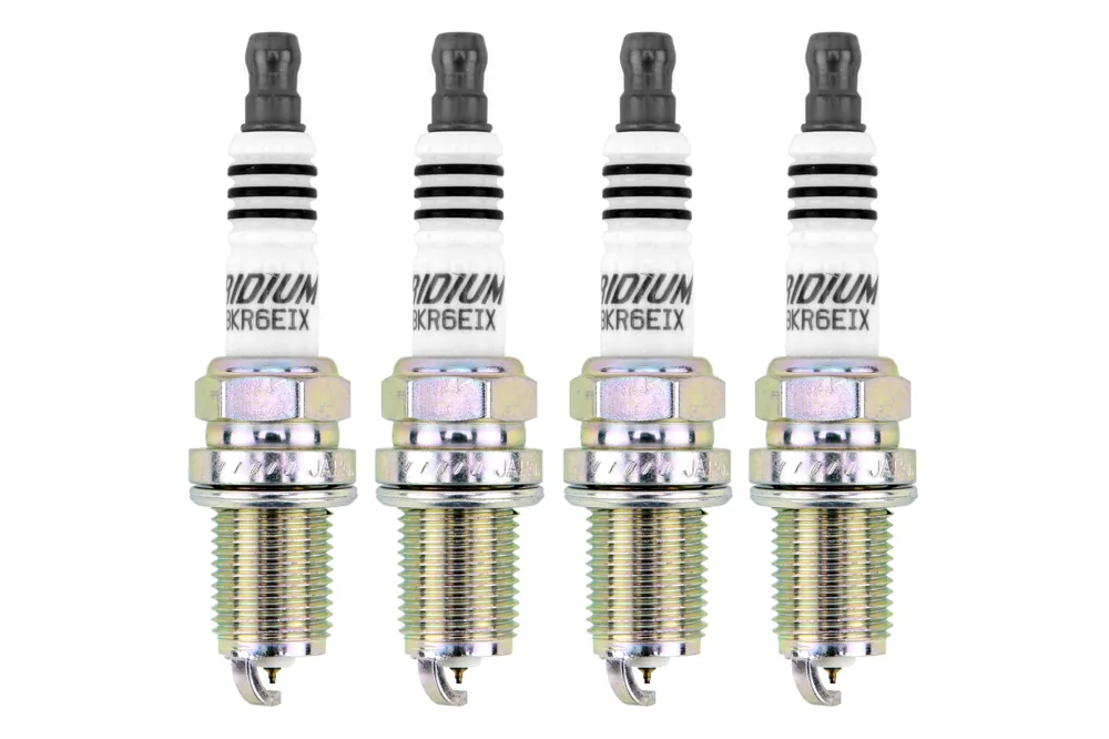 NGK Iridium Spark Plugs Stock Heat Range 6418, Box of 4 - 2002-2005 Subaru WRX