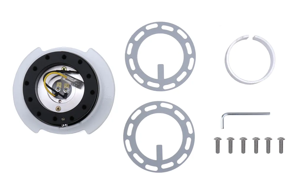 NRG Quick Release 2.5 Black / White - Universal