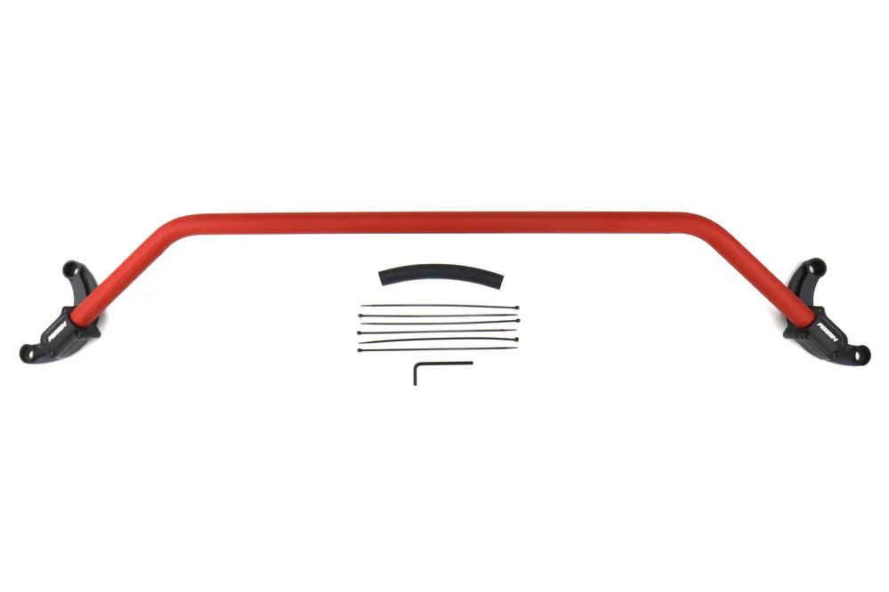 PERRIN Strut Tower Brace Red - Subaru Models (inc. 2002-2007 WRX / STI)