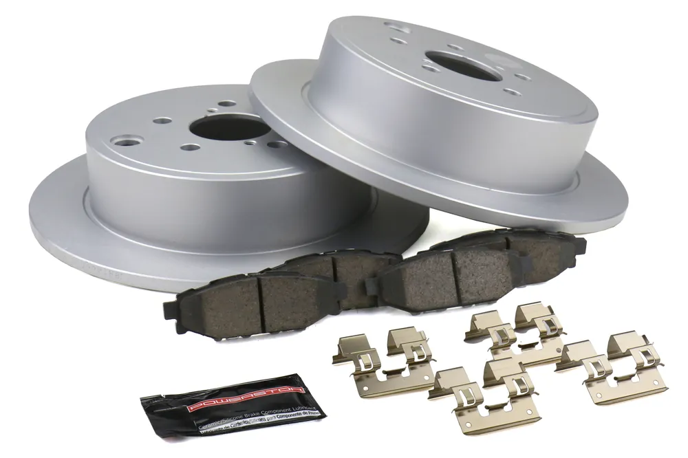 Power Stop Z17 Coated Brake Kit (Rear) - 2009-2013 Subaru Forester / 2008-2014 Impreza / 2010-2013 Legacy / 2010-2011 Outback
