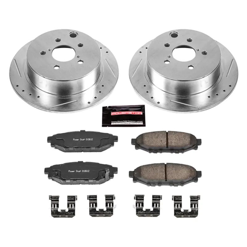 Power Stop Z23 Evolution Brake Kit (Rear) - 2013-2020 Subaru Crosstrek / 2014-2018 Forester / 2012-2020 Impreza