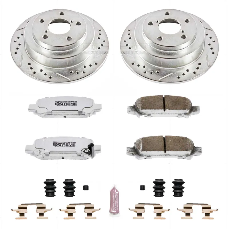 Power Stop Z26 Street Brake Kit (Rear) - 2002-2003 Subaru WRX / 1998-2003 Forester