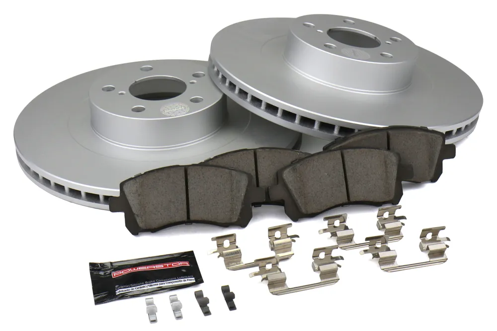 Power Stop Z17 Coated Brake Kit (Front) - 2002-2003 Subaru WRX / 1998-2002 Forester / 1997-2002 Legacy