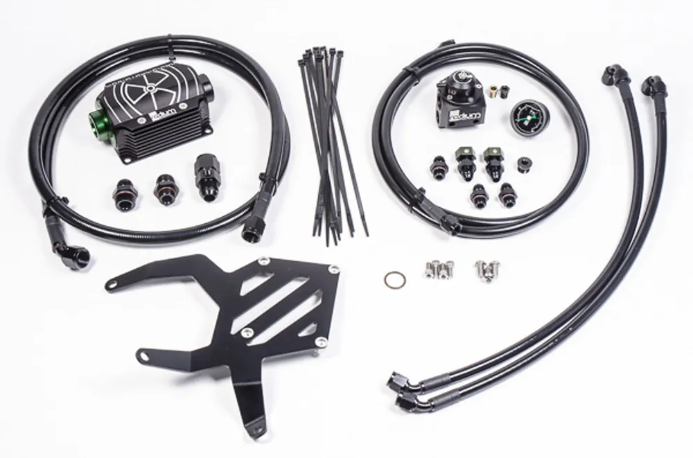 Radium Fuel Hanger Plumbing Kit Microglass Filter - 2013-2021 Scion FR-S / Subaru BRZ / Toyota 86