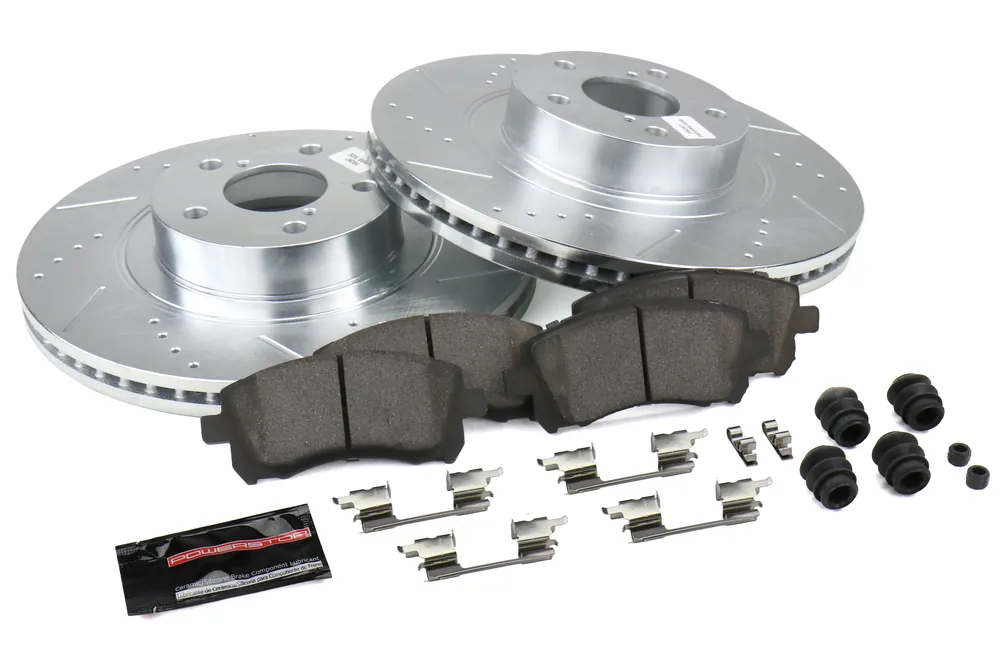 Power Stop Z23 Evolution Brake Kit (Front) - 2002-2003 Subaru WRX / 2001 Legacy / Outback