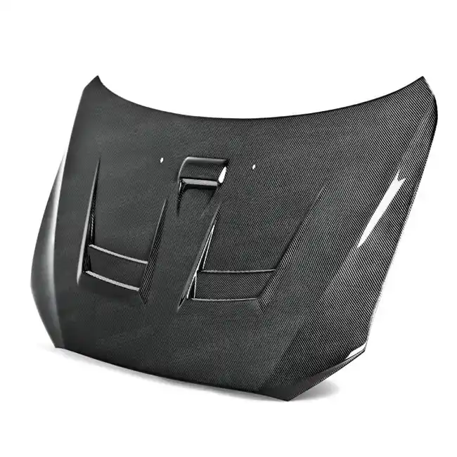 Seibon Carbon Fiber DV Style Hood - 2008-2015 Mitsubishi Evo X