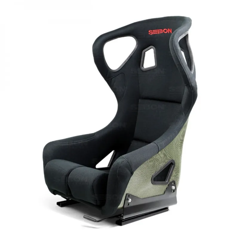 Seibon Carbon Kevlar Racing Seat Type-FC Black - Universal
