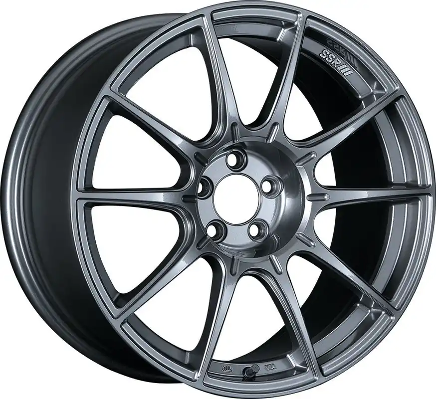 SSR Wheels GTX01 Dark Silver 19x9.5 +38mm 5x120 (Single Wheel) - 2017-2024 Honda Civic Type R