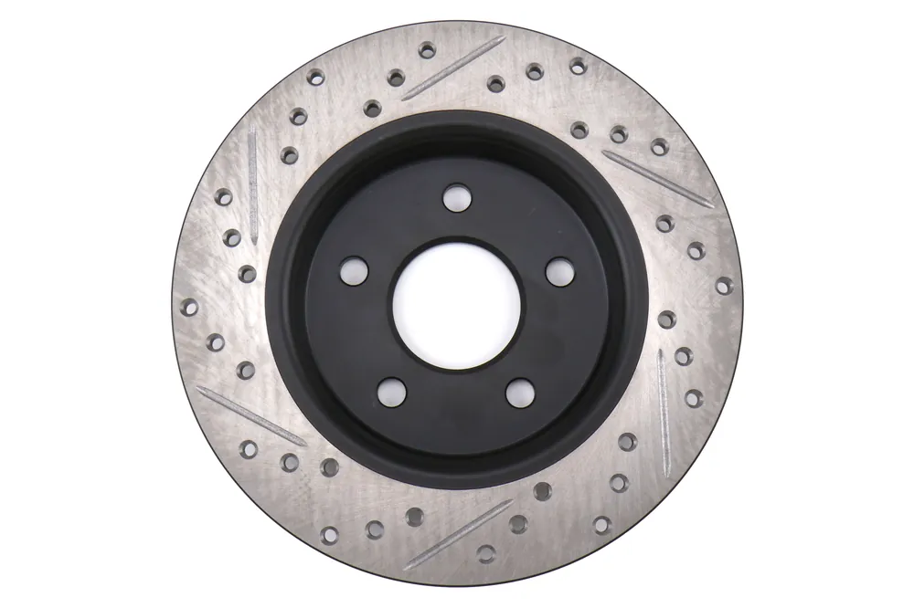 Stoptech Slotted and Drilled Rear Rotor - 2012-2017 Ford Focus ST
