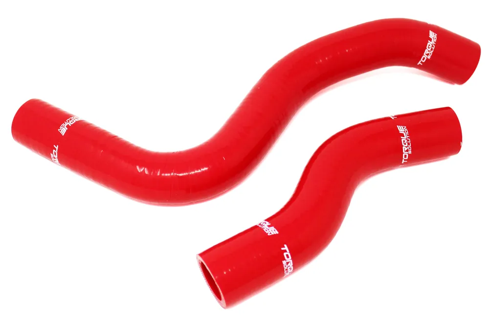 Torque Solution Silicone Radiator Hose Kit Red - 2017-2020 Honda Civic Type R