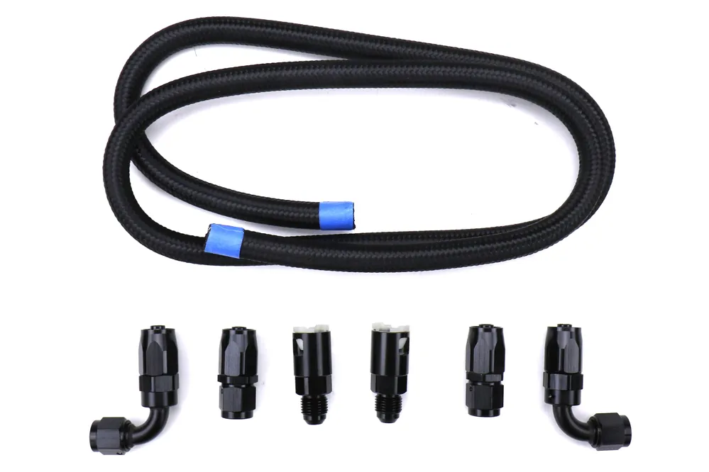 Torque Solution 6an Flex Fuel Add-On Kit - 2002-2014 Subaru WRX / 2007-2021 STI / 2004-2006 Baja / 2004-2013 Forester / 2005-2009 Legacy / Outback / 2005-2006 Saab 9-2X