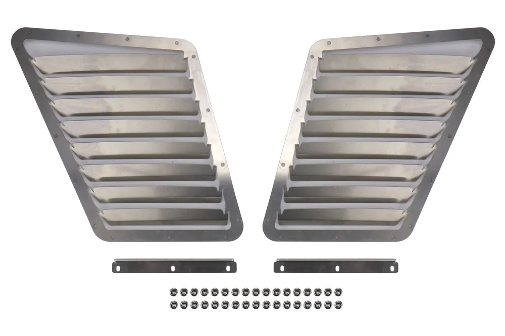 Verus Engineering Hood Louver Kit Aluminum - 2013-2018 Ford Focus ST / 2016-2018 RS