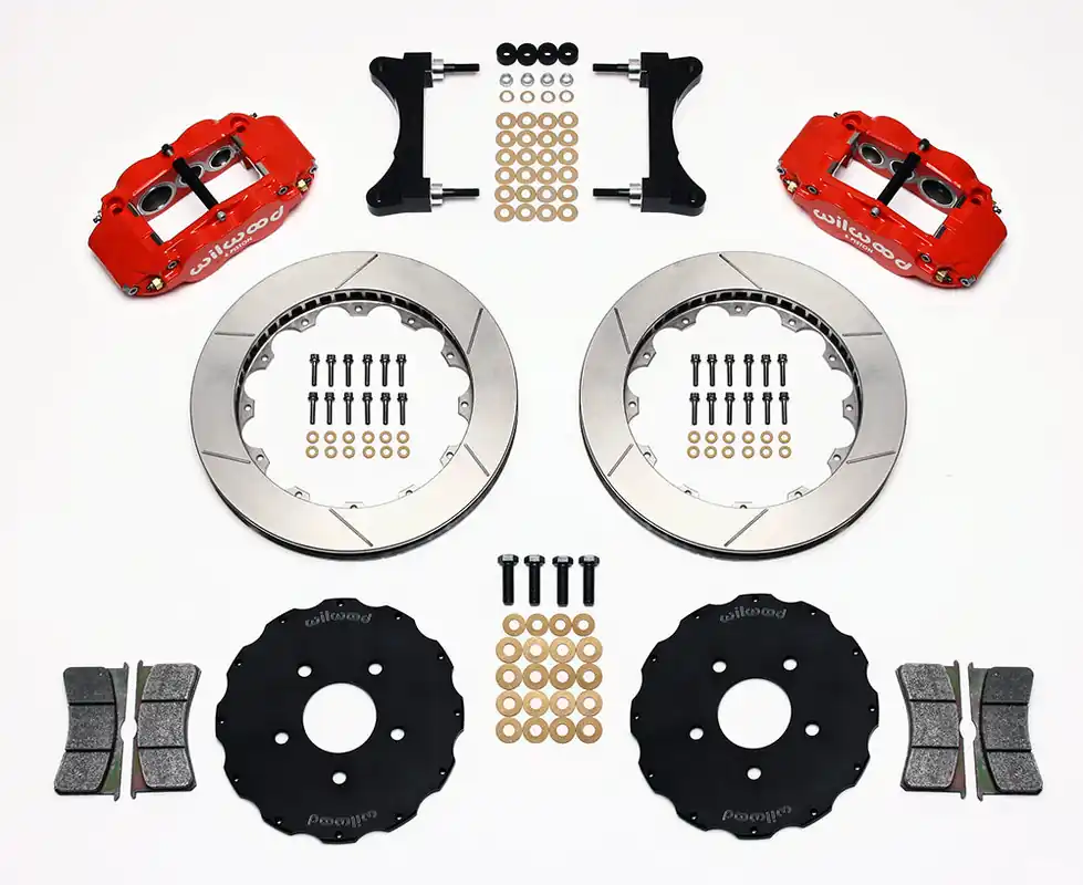 Wilwood FNSL6R 13.06in Front Kit Red - 2003-2006 Mitsubishi Evo 8/9