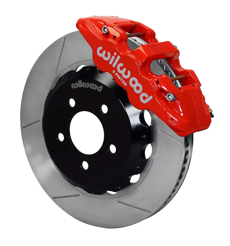 Wilwood AERO6 14in Front Kit Red - 2002-2021 Subaru WRX / 2004-2021 STI / 2003-2006 Baja / 1998-2013 Forester / 1994-2009 Legacy / 2000-2009 Outback